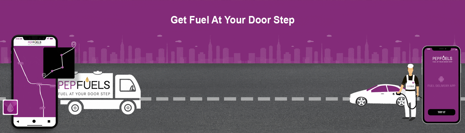 Get fuel at your door step